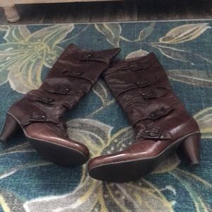 Miz mooz Brown leather boots size 7